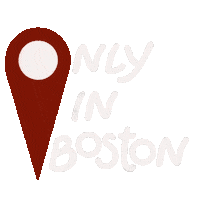 onlyinboston travel boston pin new england Sticker