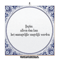 Focus Wijsheid Sticker by Tegelspreuken.nl