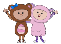 Happy Teddy Bear Sticker by Mother Goose Club