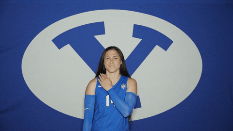 Volleyball Victory GIF by BYU Cougars