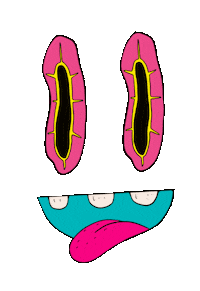 Party Smile Sticker by TRIPPIESTEFF