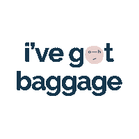 Therapy Baggage Sticker by Okay Humans