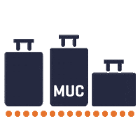 Luggage Baggage Sticker by Munich Airport