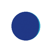 Blue Moon Moonphase Sticker by Many Moon Studio