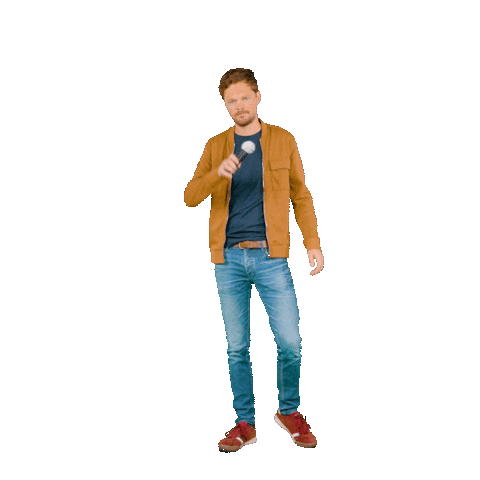 Npo Radio 4 Mic Drop Sticker by NPO Klassiek