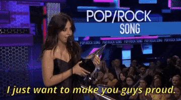 Camila Cabello I Just Want To Make You Guys Proud GIF by AMAs