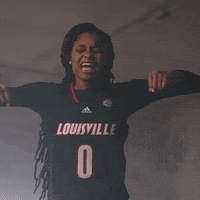 Womens Basketball Go Cards GIF by Louisville Cardinals