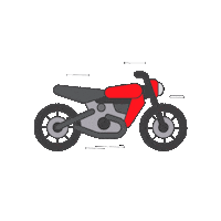 Haveanicedaycoffee coffee motorcycle have a nice day harley davidson Sticker