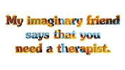 Sarcastic Neon Sticker