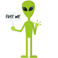 Area 51 Aliens Sticker by Tactical