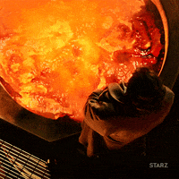 peeing ian mcshane GIF by American Gods