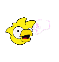 Bird Hello Sticker
