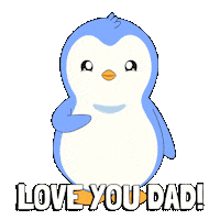 I Love You Penguin Sticker by Pudgy Penguins
