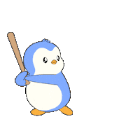 Home Run Baseball Sticker by Pudgy Penguins
