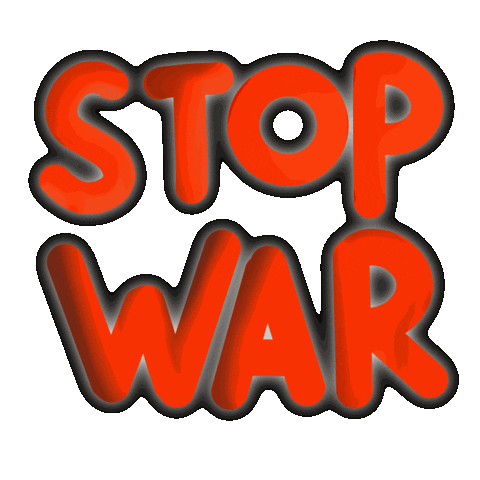 War Peace Sticker