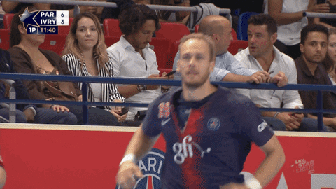 happy toft hansen GIF by Paris Saint-Germain Handball