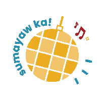 Happy Disco Ball Sticker