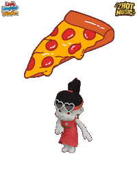 Fast Food Pizza Sticker by Zhotcita