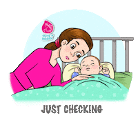 milkymakere love baby night sleep Sticker