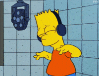 Happy The Simpsons GIF