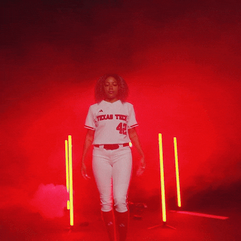 Mihyia Davis GIF by Texas Tech Softball