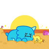 Happy Summer Solstice Sticker by DINOSALLY