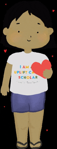 upliftcares heart i love you student uplift GIF