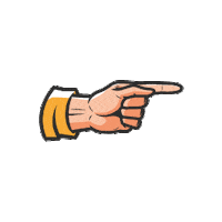 Hand Pointing At You Sticker by Alchemy Creations Ltd