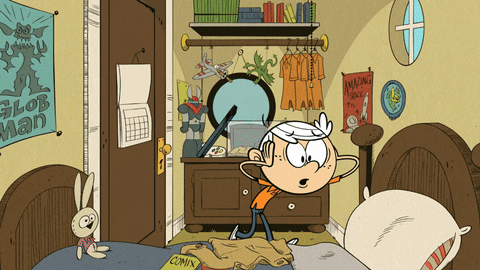 pacing the loud house GIF by Nickelodeon