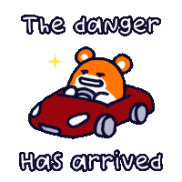 Driving On My Way Sticker