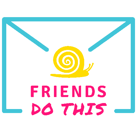 friendsdothis friends friendship letter mail Sticker