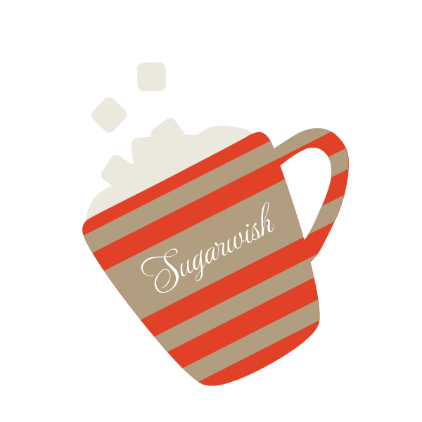 Hot Chocolate Mug Sticker by Sugarwish