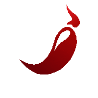 PeriPeriCreative chilli red chilli red chilli sticker Sticker