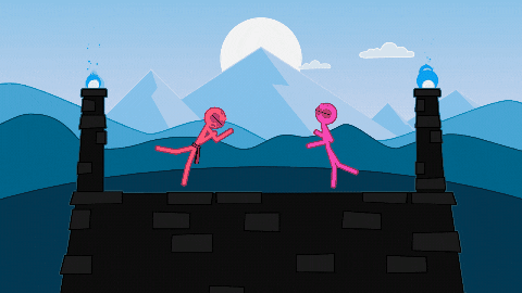 Xnite fight knockout slapstick fighter GIF