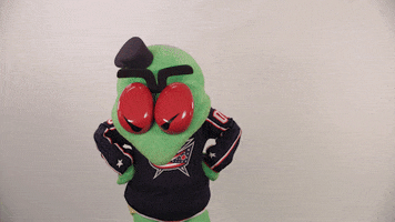 Hockey Reaction GIF by Columbus Blue Jackets