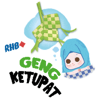 RHBGroupMY money bank raya makan Sticker