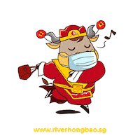 Ox Huat Sticker by riverhongbao