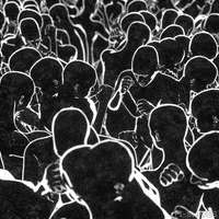Angry Black And White GIF by Pi-Slices