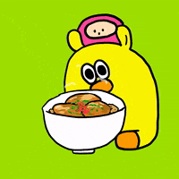 Hungry ご飯 GIF by Gunmaunofficial