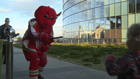 ice hockey taz GIF by Cardiff Devils