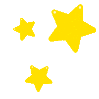 dalsogeum star magic yellow sparkle Sticker
