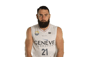 lionsdegeneve dancing basketball basket beard Sticker
