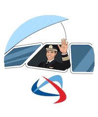 uralairlines travel sky plane air Sticker