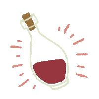 AnaisMunier love red filter potion Sticker