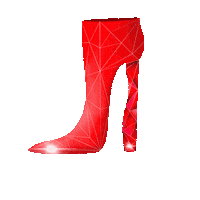 therealolia girl red makeup sparkle Sticker