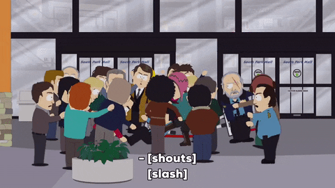 fight office GIF by South Park 