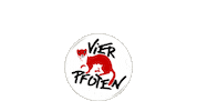 Vier Pfoten Sticker by FOUR PAWS