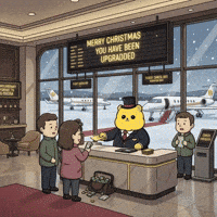 Merry Christmas Happy Holidays GIF by Kanpai Pandas