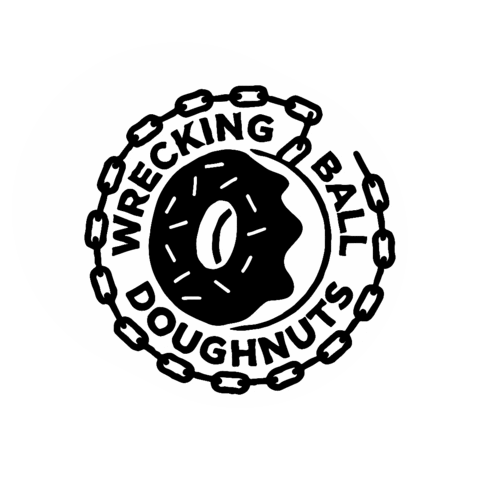 wreckingballdoughnuts giphyupload dundee wrecking ball doughnuts wreckingballdoughnuts Sticker