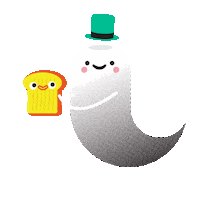 Happy Casper The Friendly Ghost Sticker